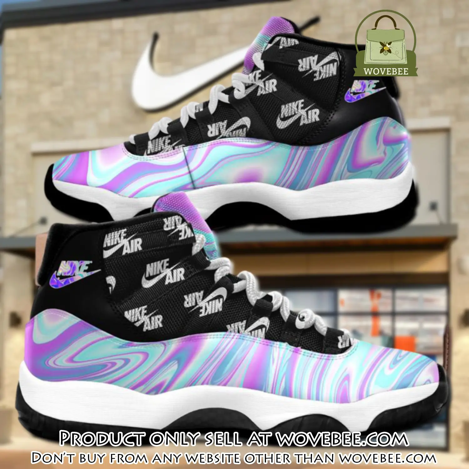 Nike reflective color air jordan 11 sneakers sport shoes wvb4345010